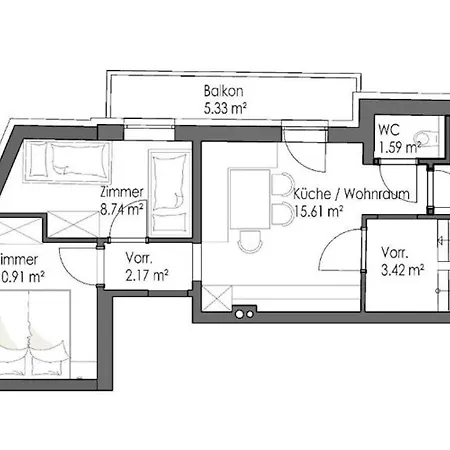 Appartamento Haus Sabrina Rotpleiskopf *
